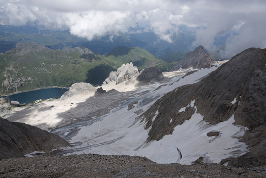 Marmolada, Italy, Europe, Trentino, Dolomites, Alps, Fassa Valley,