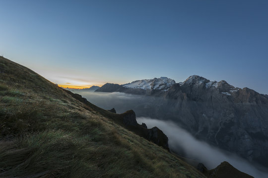 Trentino,Dolomites,Fassa Valley, Europe, Marmolada, Italy,