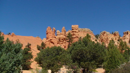 Berge Fels Rot Felsformation