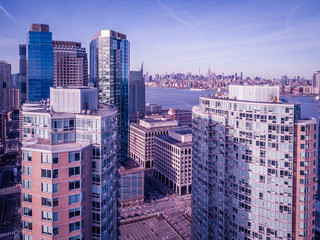 Aerial NYC From Jersey City 