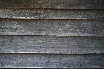 grunge black wood wall for texture or background.