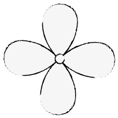 cute flower decorative icon