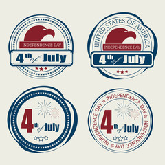 icon holiday USA, set