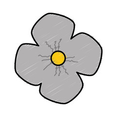 cute flower decorative icon