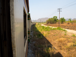 Death Railway on the way in Kanchanaburi, Thailand