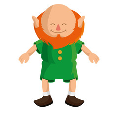 leprechaun comic character icon