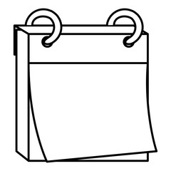 calendar reminder isolated icon