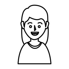 young woman avatar character