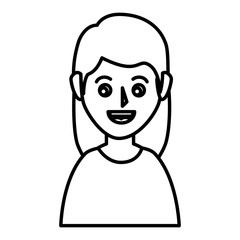 young woman avatar character