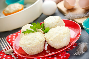Steamed chicken breast meatballs