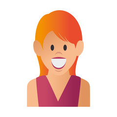 young woman avatar character