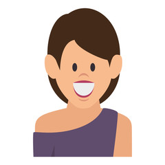 young woman avatar character