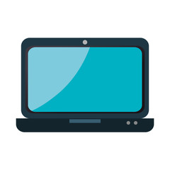 computer laptop isolated icon