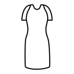Fashion female garment icon vector illustration design