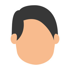 young man avatar character vector illustration design