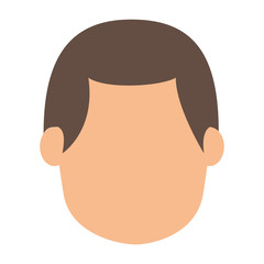 young man avatar character vector illustration design