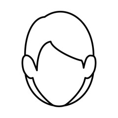 young woman avatar character vector illustration design