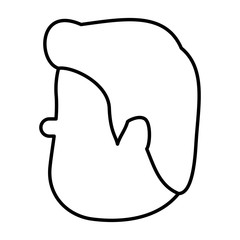 young man avatar character vector illustration design