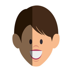 young man avatar character vector illustration design