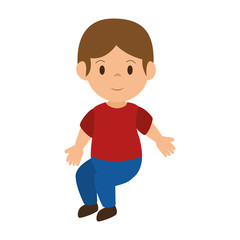 little boy avatar icon vector illustration design