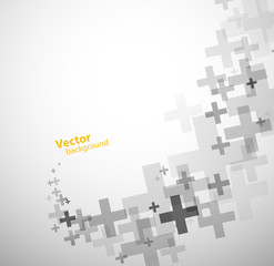 Abstract background created with plus sign.