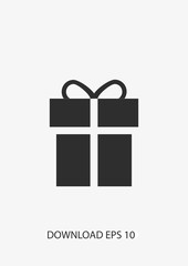 Gift icon, Vector