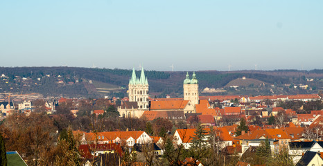 Fototapeta na wymiar Stadtpanorama von Naumburg