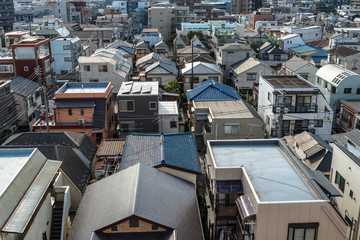 東京の住宅密集地１