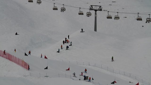 Snowboard-Parallelslalom