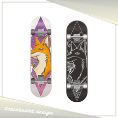 Design Skateboard Fox