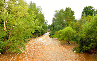 Strelka River at summer.