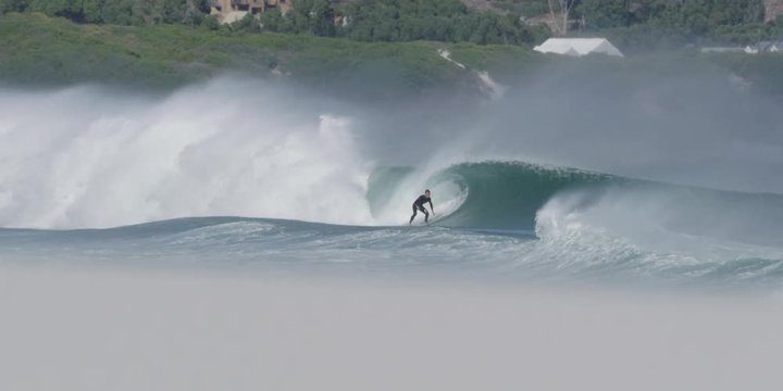 Surfer in Cape Town shot on RED Epic-W slowmotion