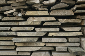 dry firewood, natural wooden background