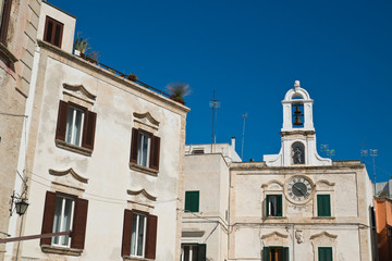 Naklejka premium Clocktower. Polignano a mare. Puglia. Italy. 