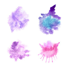 Watercolor blot