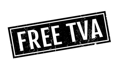 Free Tva rubber stamp. Grunge design with dust scratches. Effects can be easily removed for a clean, crisp look. Color is easily changed.