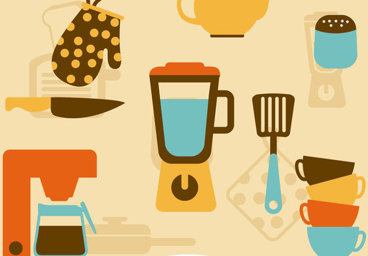 Food and Cooking Infographic Illustration
