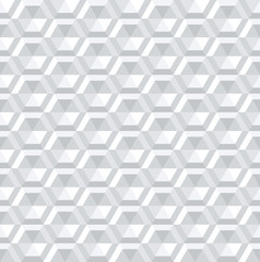 Seamless 3d hexagons pattern.