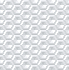 Fototapeta premium Seamless 3d hexagons pattern.