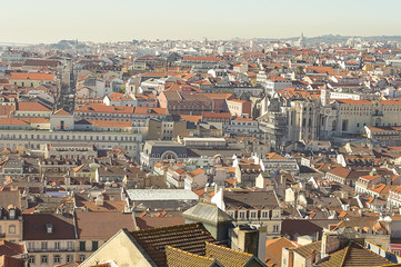 Fototapeta na wymiar View of Lisbon from the hill
