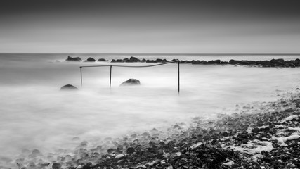 A handrail in the sea II