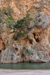 Torent de Pareis canyon,island Majorca