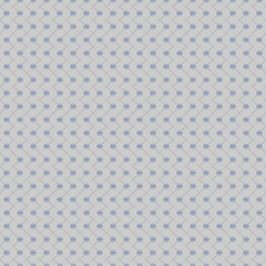 Grey grid with snowflakes seamless pattern