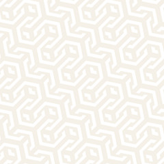 Vector Seamless Interlacing Lines Pattern. Repeating Geometric Background With Hexagonal Lattice.