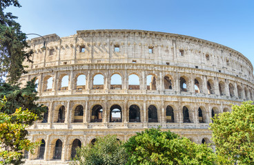 Fototapeta na wymiar Colosseum in Rome, italy