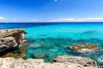 Cala Rajada - beautiful coast of Mallorca, Spain