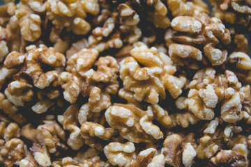 Walnuts background 