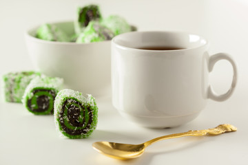 traditional eastern desserts on the table
