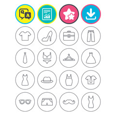 Clothes and accessories. Underwear, maternity.