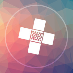 Medical patch icon